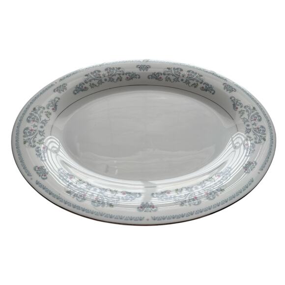 Liling Fine China Yung Chen Large Oval Serving Platter Porcelain 14.5"x10.5" - Picture 3 of 5